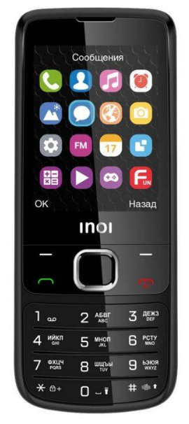 INOI 243 - Black кнопочный телефон