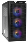 Корпус Miditower ExeGate EVO-5001 / Mid-Tower, Micro-ATX, Mini-ITX, Standard-ATX, USB 2.0 Type-A, USB 3.2 Gen1 Type-A