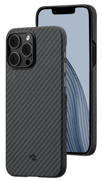 Рitakа Чехол  MagEZ Case 3 для iPhone 14 Pro Max, 600D Black/Grey (Twill), MagSafe Compatible