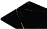 Woodville Стол на тумбе "Бугун" обсидиан / черный | Ширина - 80; Высота - 77; Длина в разложенном виде - 160; Длина - 120 см