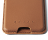 Mujjo Кожаный картхолдер с Magsafe для вашего iPhone, Темно-коричневый