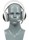 Borofone BO108 (White) Наушники полноразмерные игровые с микрофоном | Cтереозвук | Регулировка громкости | комфортные амбушюры | регулируемое оголовье | Совместимость с ПК, ноутбуками, консолями | Длина кабеля 2 м