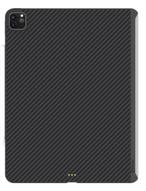 Рitаkа Чехол MagEZ Case2 для iPad Pro 12.9" 2021 чёрно-серый, карбон