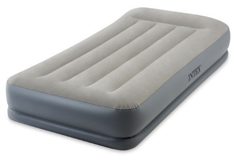Надувная кровать  99х191х30 с технологией fiber-tech Intex