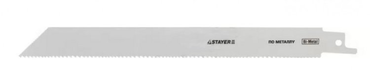 Полотно STAYER "PROFI" S922VF к саб эл.ножов Bi-Met,универс c перем шаг зубьев,дер с гвозд,метал,пласт,рез труб до 2"
