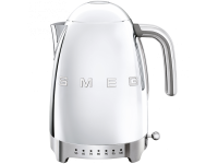 Электрический чайники SMEG в стиле 50-х г.г. /1.7 л , 2400 Вт, корпус из нержавеющей стали, регулировка температуры, полированная нержавеющая сталь