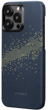 Рitaka Чехол StarPeak MagEZ 4 для iPhone 15 Pro (6.1"), Milky Way Galaxy, кевлар (арамид) 