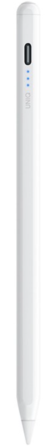 Uniq Перезаряжаемый магнитный стилус для iPad | Совместим с iOS 12.2 и позже | Емкость аккумулятора: 165 мАч | PIXO LITE 2.0  White