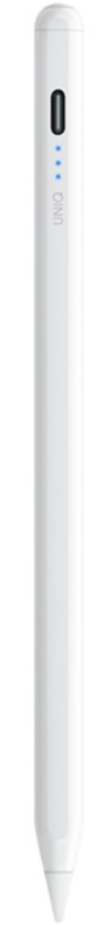 Uniq Перезаряжаемый магнитный стилус для iPad | Совместим с iOS 12.2 и позже | Емкость аккумулятора: 165 мАч | PIXO LITE 2.0  White