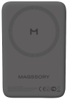 Magssory Беспроводной внешний аккумулятор Core 10000 мАч, с магнитами, совместимый с MagSafe, midnight