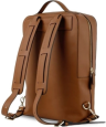 Bustha Рюкзак для ноутбуков 15" | Из натуральной кожи | Два открытых кармана | Два держателя для ручек, Downtown X Leather Backpack (Saddle - коричневый)