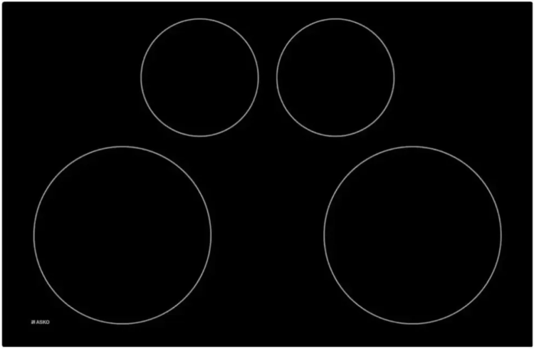 Asko Варочная индукционная панель HI2841FBG1 | ВхШхГ: 5х80х52 см | Стеклокерамика | Пауза в приготовлении | Автоматика закипания | Режим поддержания температуры | Уровней мощности: 9