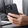 Рitakа Чехол  MagEZ Case 3 для iPhone 14, 600D Black/Grey (Twill), MagSafe Compatible