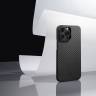 Рitakа Чехол  MagEZ Case 3 для iPhone 14, 600D Black/Grey (Twill), MagSafe Compatible