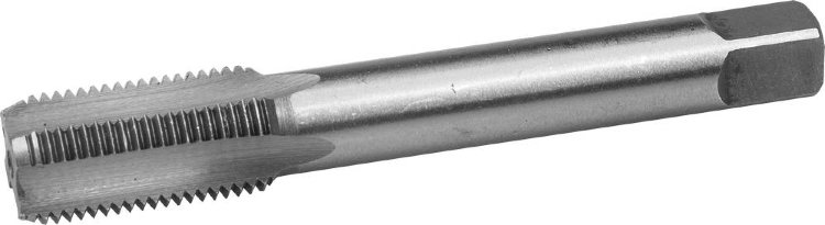 Зубр "МАСТЕР" М12 x 1,75 Метчик ручные, одинарный для нарезания метрической резьбы