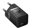 Baseus Сетевое зарядное устройство GaN5 Fast Charger(mini) | Цвет: Черный | Мощность: 30Вт | Разъём: USB-C | Максимальный ток: 3A | Материал : АБС пластик