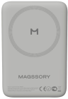 Magssory Беспроводной внешний аккумулятор Core 10000 мАч, с магнитами, совместимый с MagSafe, titanium 