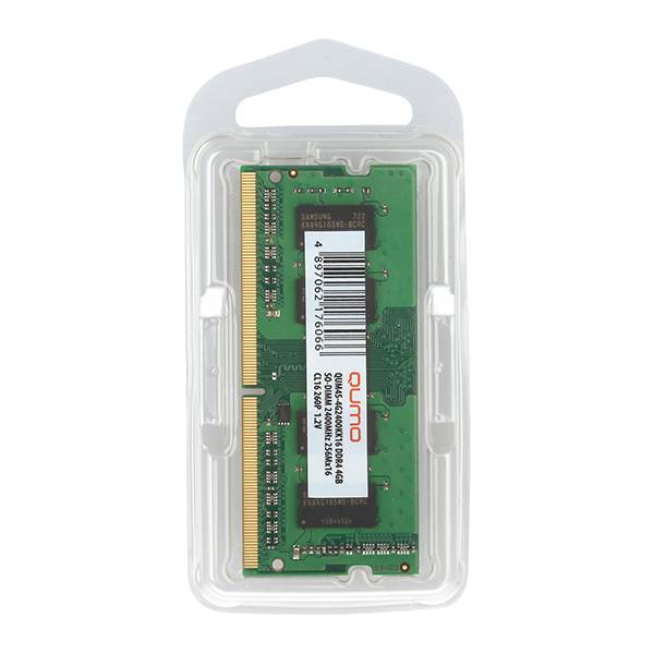 Модуль памяти SO-DIMM DDR-4 16GB QUMO 2666MHz 2Gx8 CL17  260P 1.2V (QUM4S-16G2400N17)