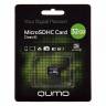 Карта памяти Qumo MicroSDHC 32GB Сlass 10 без адаптера (QM32GMICSDHC10NA)