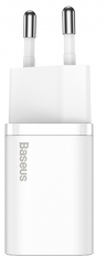 Зарядное устройство Baseus Super Si USB-C, 3A, 20W, white CCSUP-B02