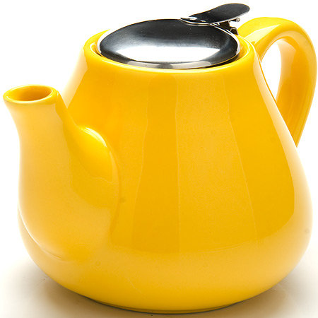 Loraine 26595 Заварочный чайник Желтый 600мл LR