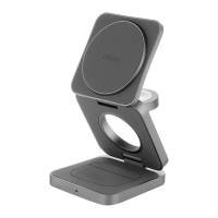 uBear Balance 3 в 1 Беспроводное зарядное устройство 3 в 1 Для IPhone, Apple Watch, Airpods 