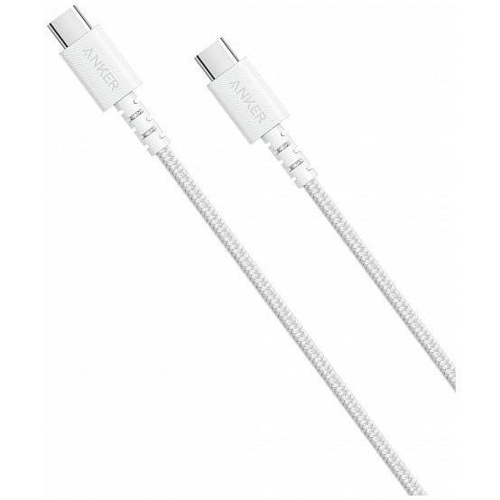 Кабель Anker PowerLine Select+ USB-C to USB-C 0.9 м, цвет Белый / Оригинальный кабель samsung  / для samsung / для xiaomi