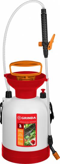 GRINDA TS-3 опрыскиватель 3 л, переносной, с широкой горловиной и устойчивым днищем