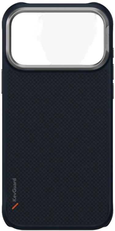 Uniq Чехол для iPhone 17 Pro Max | Кевлар | Поддержка MagSafe | Противоударный | KEVA Kevlar, Trance Blue