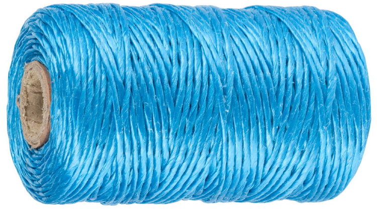 Зубр Шпагат 60 м, 50 кгс, 1,2 ктекс d=1,8 мм многоцелевой синий