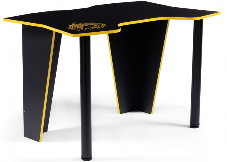  Woodville компьютерный стол "Алид" черный | желтый | Ширина: 77 | Высота: 73,5 | Длина: 115,5