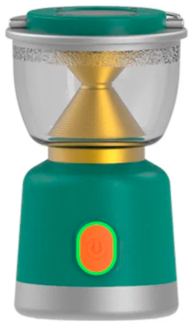 Светильник портативный Sunree Sandglass Lightweight Portable Camping Lantern 250 лм 2400мАч, 2700K, до 62 часов работы без подзарядки (Sandglass) зеленый