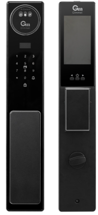 Умный замок Gimmel F60 TTLock | Способы разблокировки: FaceId(сканер лица), сканер ладони, отпечаток пальца, цифровой пароль, смартфон, RFID карта, механический ключ