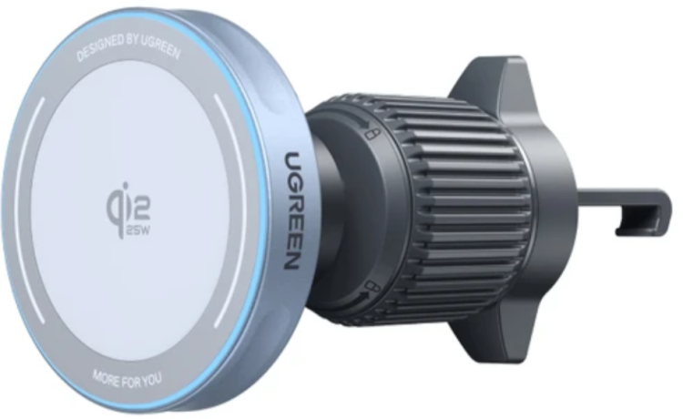 Ugreen Автомобильное беспроводное магнитное зарядное устройство MagFlow | 25W | Magnetic Qi2.2 | W758