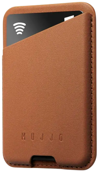 Mujjo Кожаный картхолдер-бумажник с поддержкой MagSafe, Tan