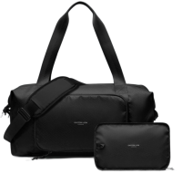 Gaston Luga Складная сумка для спорта и путешествий | Размер: 27 x 45 x 19,5 см  | Lightweight Packable Duffel Bag | LWPDFFBK, Black