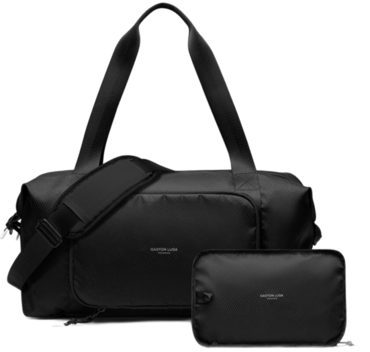 Gaston Luga Складная сумка для спорта и путешествий | Размер: 27 x 45 x 19,5 см  | Lightweight Packable Duffel Bag | LWPDFFBK, Black