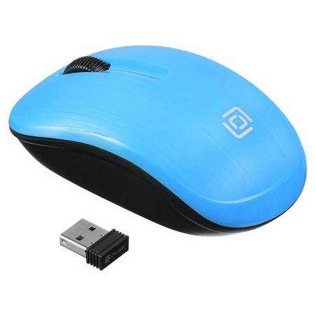 Мышь компьют. Oklick 525 MW голубой USB Global