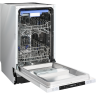 Встраиваемая посудомоечная машина Hiberg  I46 1030 / расход воды - 9 л, кол-во комплектов - 10, защита от протечек, 45 см х 81.5 см х 55 см