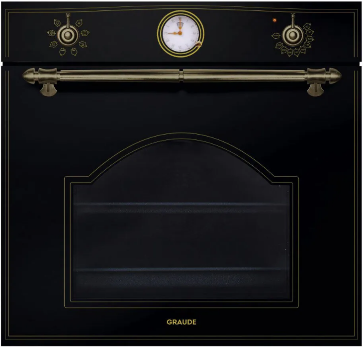 Graude Встраиваемый Духовой шкаф Classic BK 60.3 S | Коллекция: Classic | (ШxВxГ): 594 x 594 x 569 мм  | Объем: 73 литра | Максимальная температура: 250 °C | Дверца: Состоит из трехслойного остекления с атермальным стеклом 