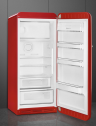 Холодильник SMEG FAB28RRD5 | 153x60,1x72,8 см |Отдельностоящий однодверный холодильник | стиль 50-х годов | красный | Полезный объем  270л