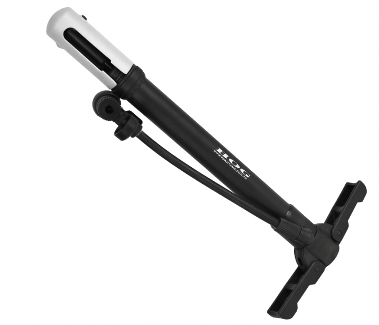  YUNG FANG HOG-005P Насос,напольный,мини,пластик,Т-ручка,шланг,авто/вело,подножка