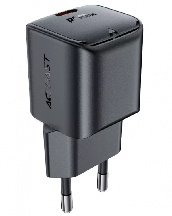 Acefast зарядное устройство A73 mini, PD20W GaN USB-C charger, цвет: черный