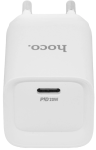 Hoco C146A (White) Зарядное устройство | 1 Type-C | 3.0A | PD 20W | Быстрая зарядка | Компактный дизайн | Защита от перегрева и короткого замыкания