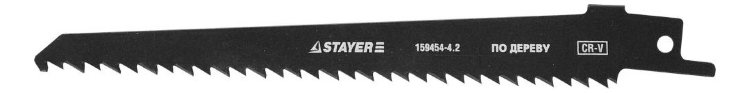 Полотно STAYER "PROFI" S644D для сабел эл. ножовки Cr-V,быстр,чистый,прям и фигур рез по дереву,фанере,ДСП,пластику
