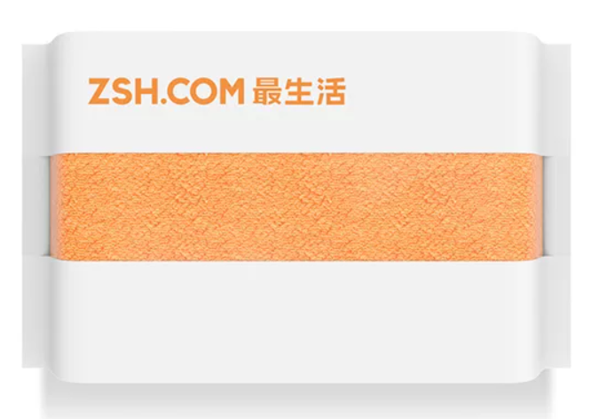 Хлопковое полотенце Xiaomi ZSH Youth Series 76 x 34  orange