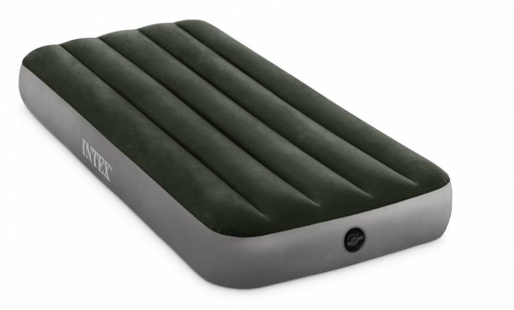 Intex надувной матрас prestige downy bed 0.99mx1.91mx0.25cm