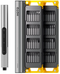 HOTO Electric Precision Screwdriver Master Отвёртка аккумуляторная | 56 насадок | Электронное управление | Li-Ion аккумулятор | Магнитный чехол | LED подсветка | USB Type-C