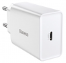 Зарядное устройство BASEUS Speed Mini USB-C/ 3A/ 20W/ 5V/ быстрая зарядка/ для iPhone, CCFS-SN02 