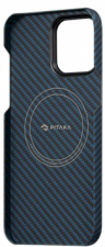 Рitaka MagEZ Case 3 for iPhone 14 Pro Max 6.1 " (Blue/Grey Twill) 1500D